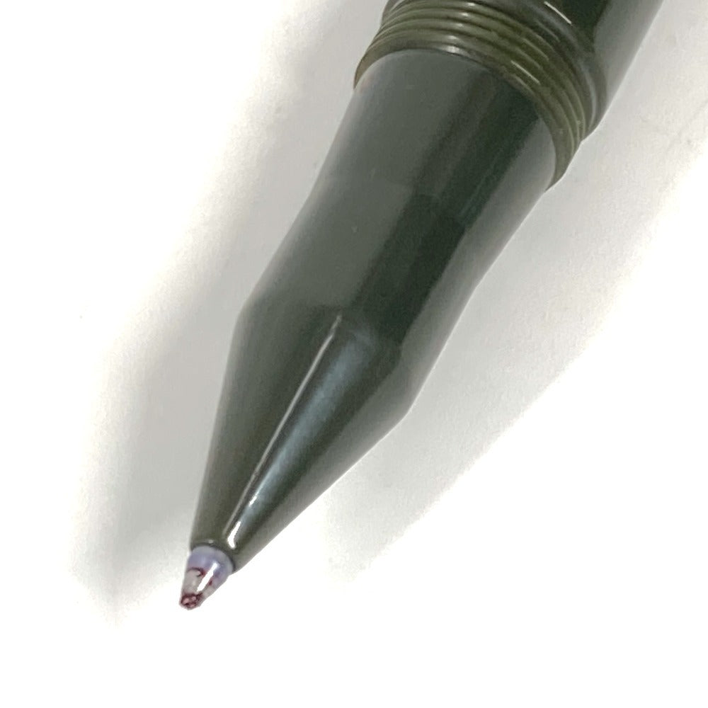 Prada Logo Stationery Ballpoint Pen, Metal, Unisex, Khaki