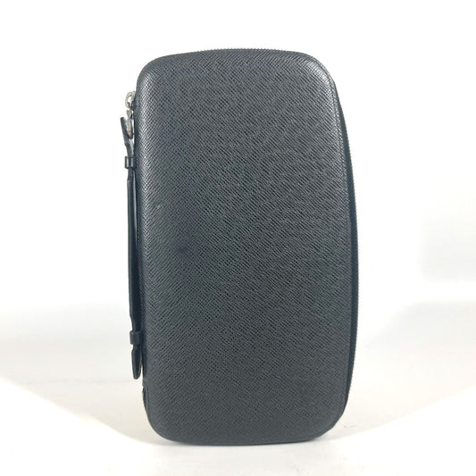 LOUIS VUITTON M30652 タイガ オーガナイザーアトール ハンドバッグ カバン トラベルケース 長財布 タイガレザー メンズ アルドワーズ ブラック