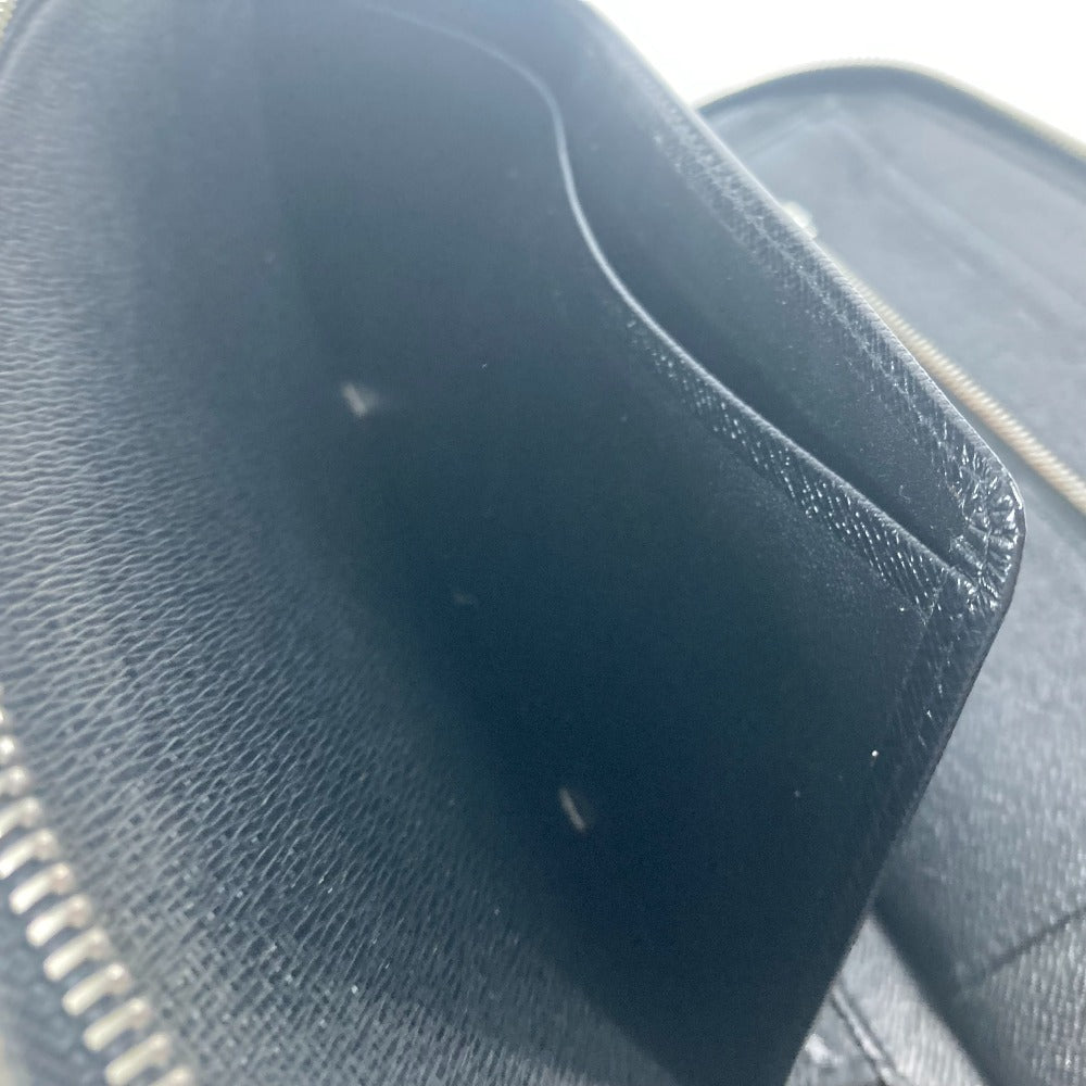 LOUIS VUITTON M30652 タイガ オーガナイザーアトール ハンドバッグ カバン トラベルケース 長財布 タイガレザー メンズ アルドワーズ ブラック