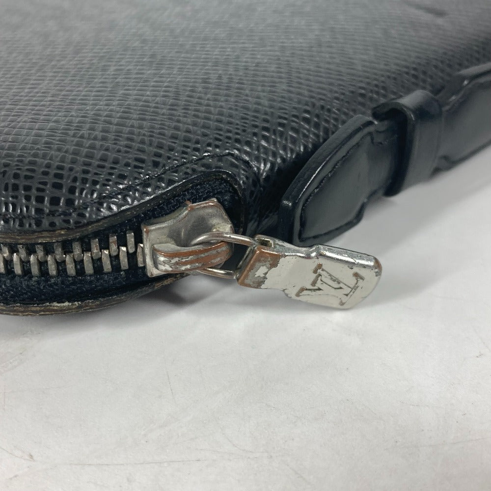 LOUIS VUITTON M30652 タイガ オーガナイザーアトール ハンドバッグ カバン トラベルケース 長財布 タイガレザー メンズ アルドワーズ ブラック