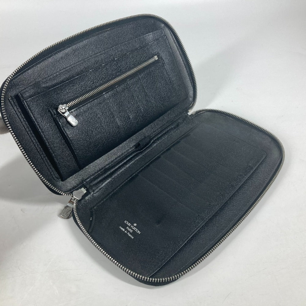 LOUIS VUITTON M30652 タイガ オーガナイザーアトール ハンドバッグ カバン トラベルケース 長財布 タイガレザー メンズ アルドワーズ ブラック