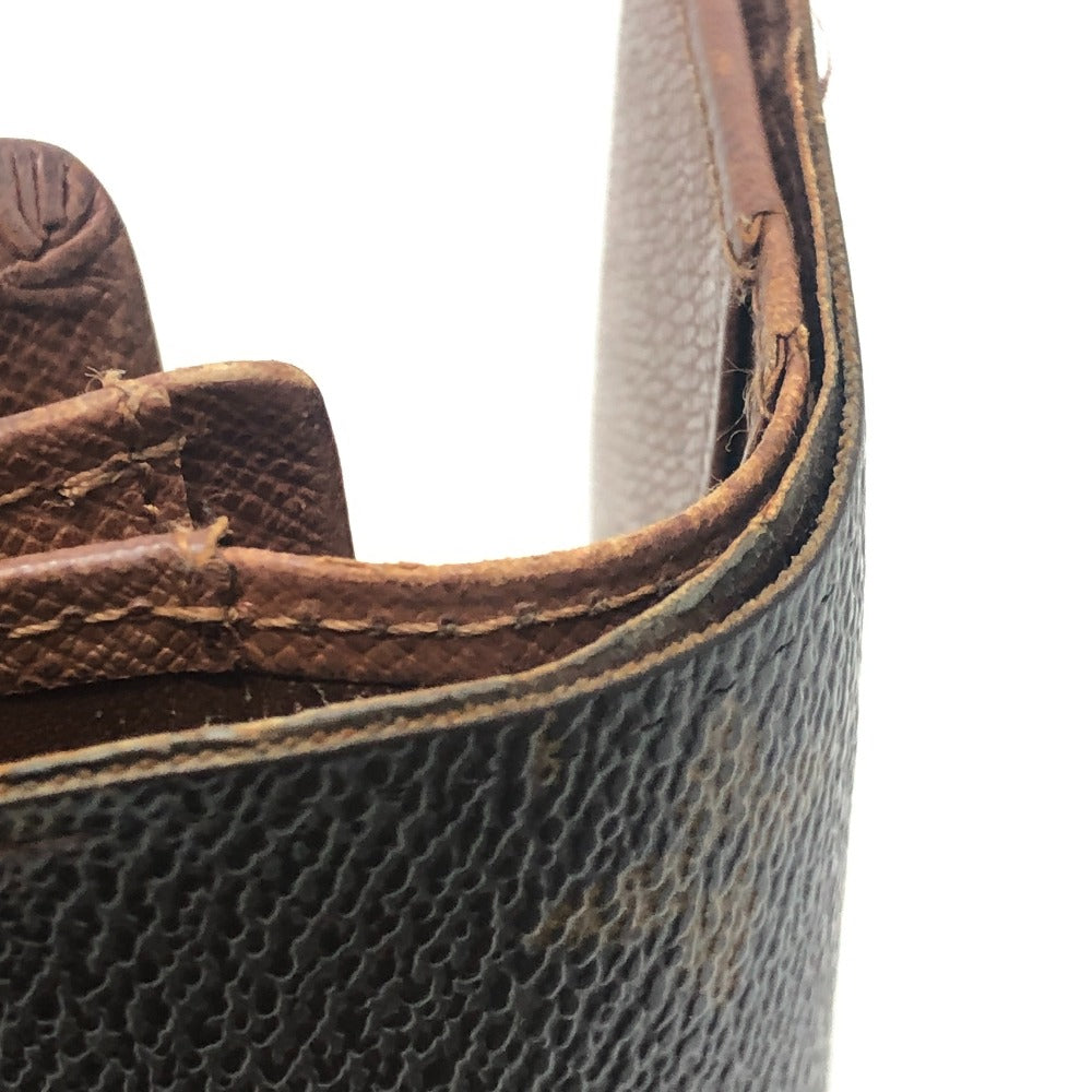 LOUIS VUITTON M61730 Porte Monnaie-Bietrezor Bifold wallet Folded wallet MonogramCanvas Brown Used
