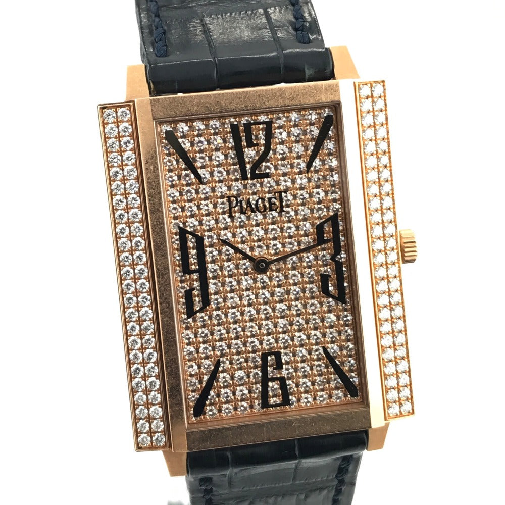 PIAGET Limelight Diamond Bezel with See-Through Back, 1967, Extra-Flat LM, Manual Winding Watch, 18K Gold, Men's