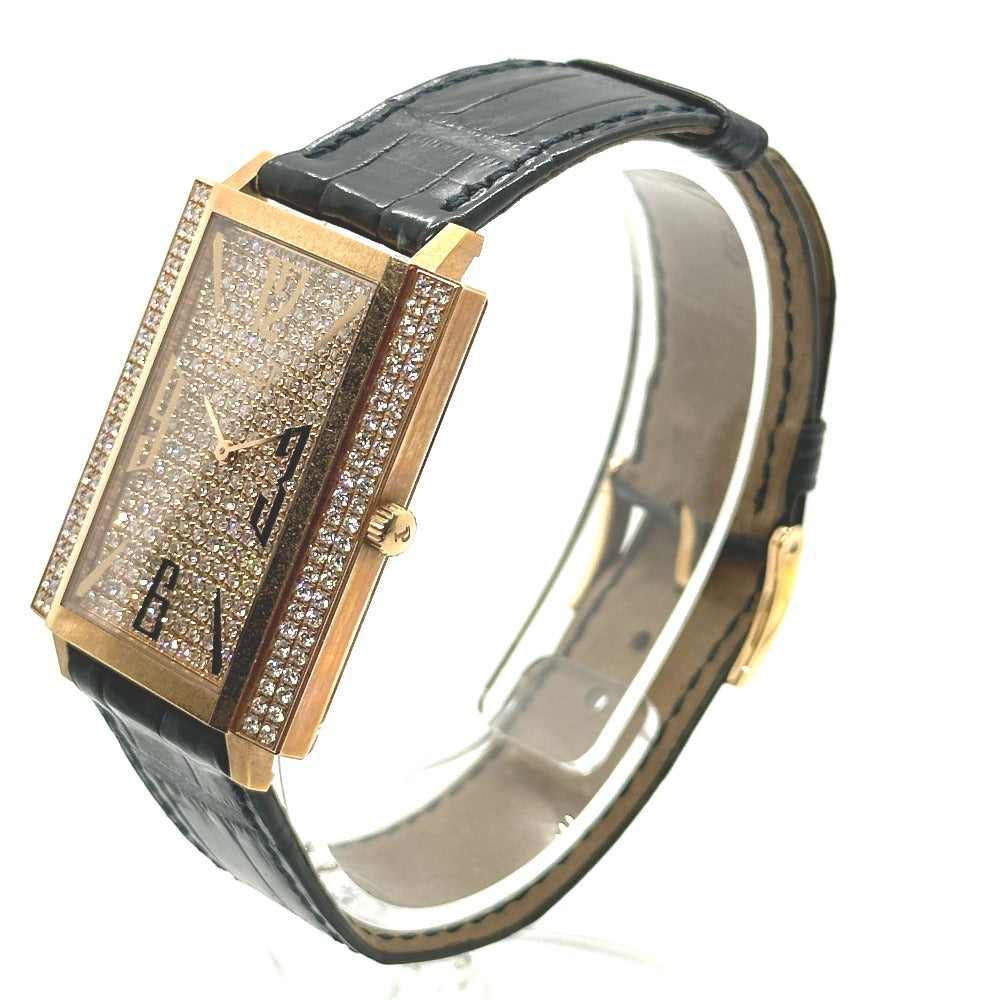 PIAGET Limelight Diamond Bezel with See-Through Back, 1967, Extra-Flat LM, Manual Winding Watch, 18K Gold, Men's
