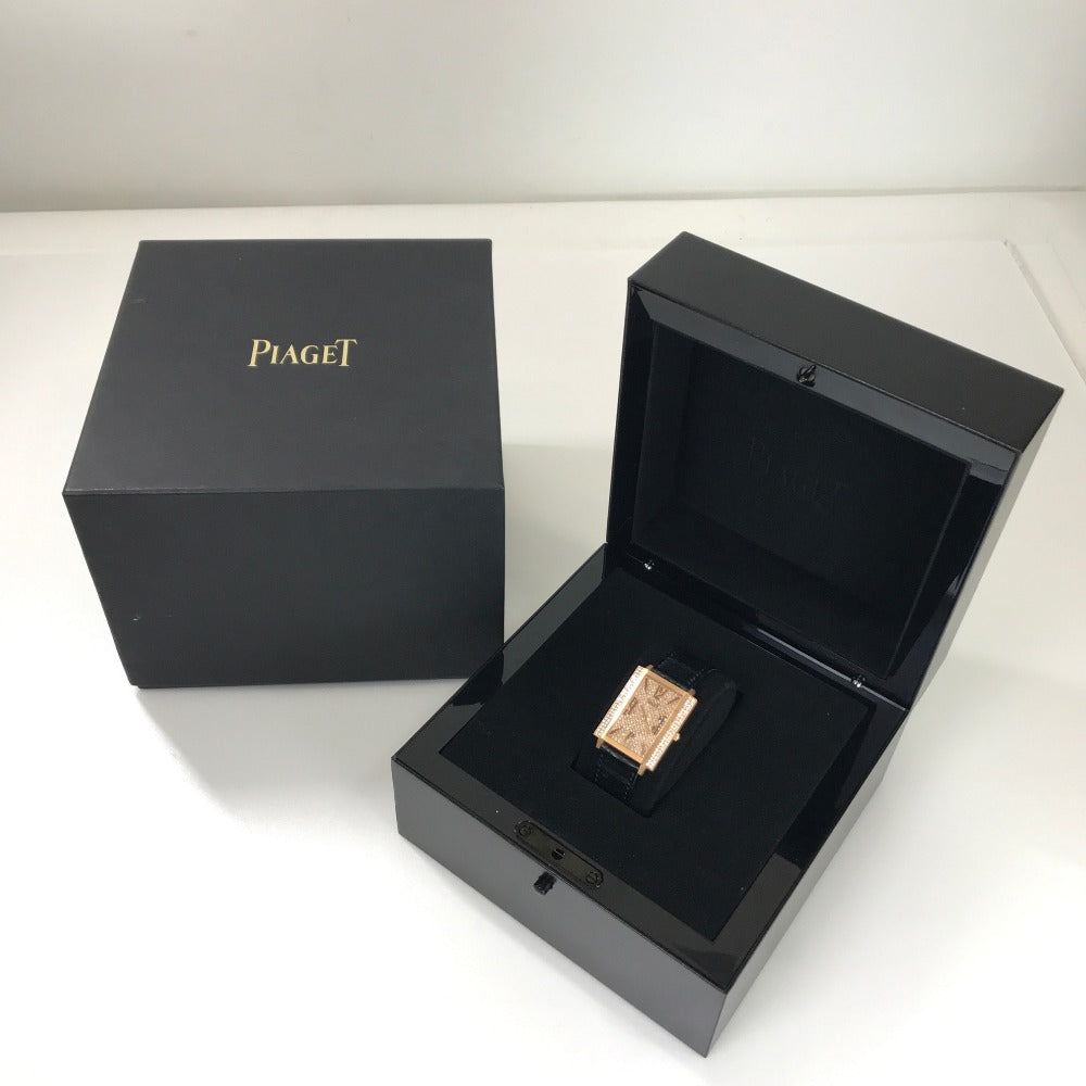 PIAGET Limelight Diamond Bezel with See-Through Back, 1967, Extra-Flat LM, Manual Winding Watch, 18K Gold, Men's