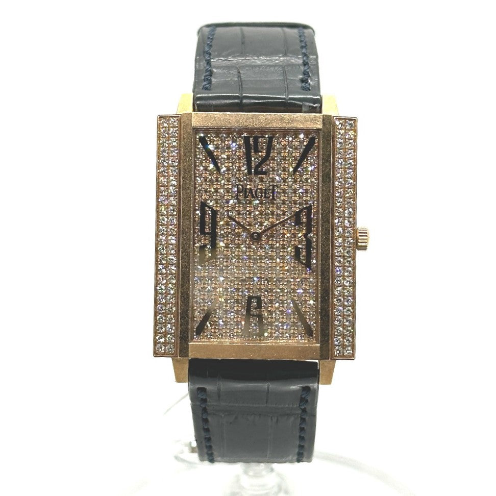 PIAGET Limelight Diamond Bezel with See-Through Back, 1967, Extra-Flat LM, Manual Winding Watch, 18K Gold, Men's