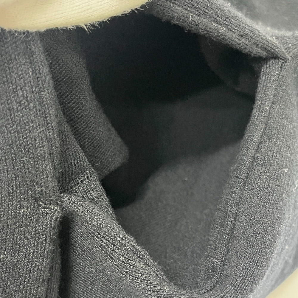 theory 01-3203718 Washable Knit Zip-Up Apparel Blouson Cotton Women's Black