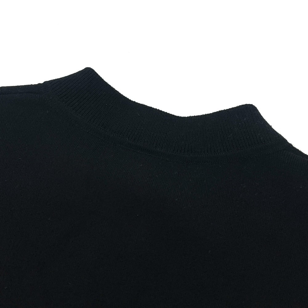 theory 01-3203718 Washable Knit Zip-Up Apparel Blouson Cotton Women's Black