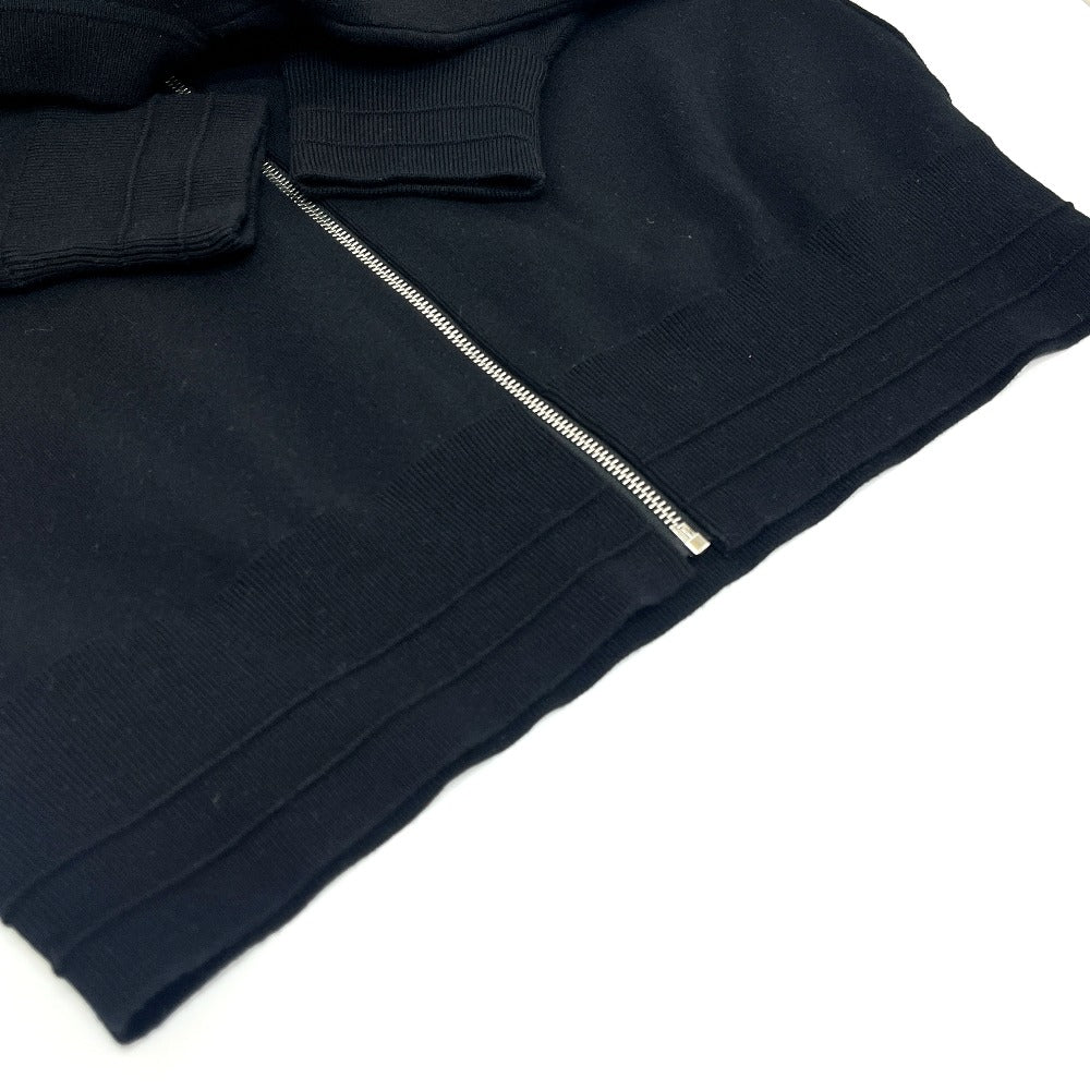 theory 01-3203718 Washable Knit Zip-Up Apparel Blouson Cotton Women's Black