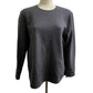Theory luxe 03-3401012 DAHLIA JERSEY LYNDON Apparel Tops Pullover Cut and Sew Wool Women's Gray