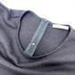Theory luxe 03-3401012 DAHLIA JERSEY LYNDON Apparel Tops Pullover Cut and Sew Wool Women's Gray