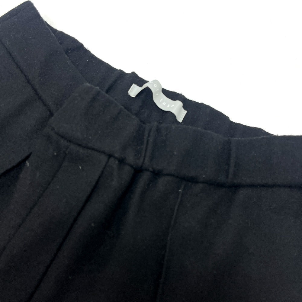 Theory luxe 03-9406022 Apparel Bottoms Easy Tapered Pull-On Pants Cotton Women's Black