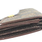 LOUIS VUITTON N61930 Damier Porte Monnaie Plat Wallet/Coin Purse in Damier Canvas, Women's, Ebene Brown
