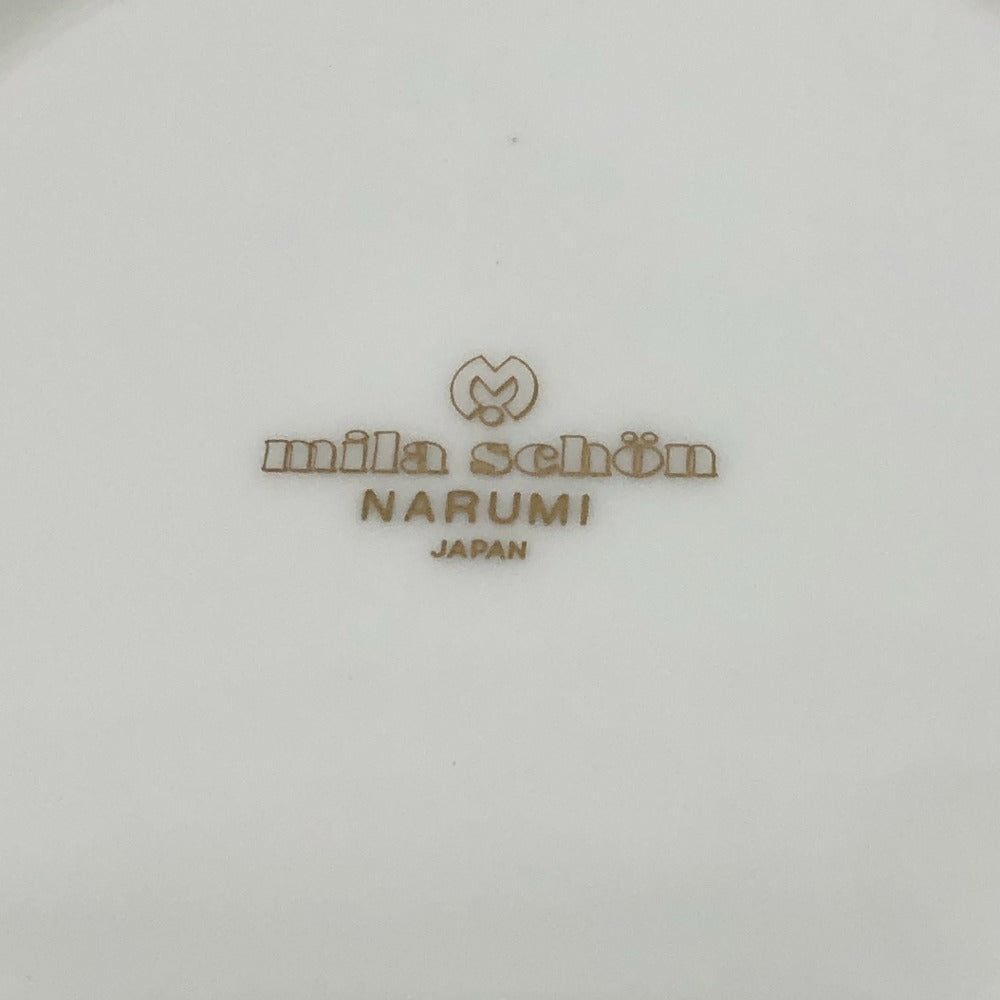 mila schon NARUMI Collaboration Petite Cake Set Plate Tableware Dish Ceramic Unisex White