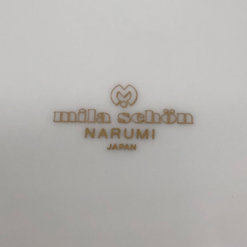mila schon NARUMI Collaboration Petite Cake Set Plate Tableware Dish Ceramic Unisex White