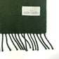 mila schon logo apparel muffler cold weather accessory fashion accessory muffler wool ladies green