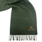 mila schon logo apparel muffler cold weather accessory fashion accessory muffler wool ladies green