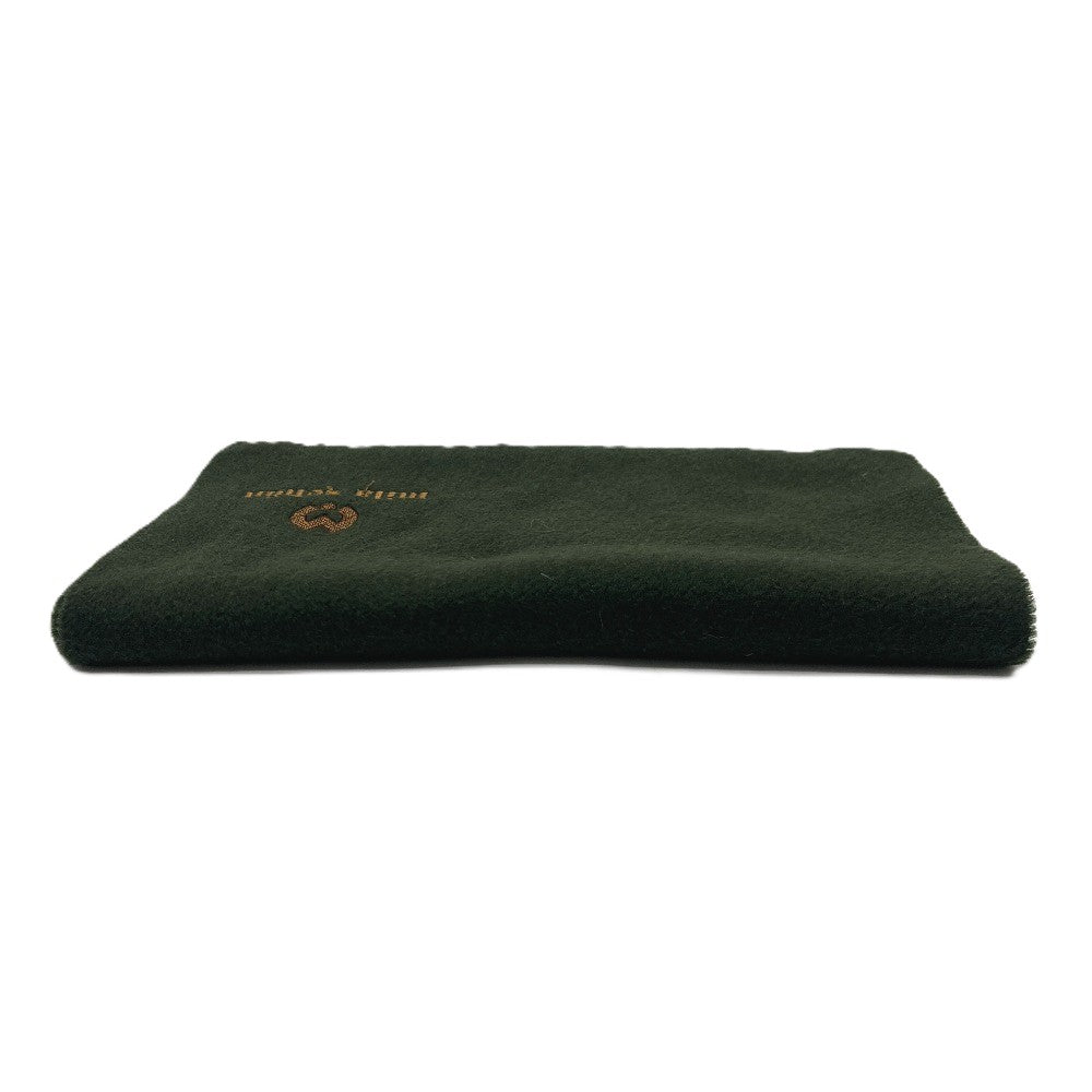 mila schon logo apparel muffler cold weather accessory fashion accessory muffler wool ladies green