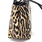 JIMMY CHOO Leopard Print Handbag/Shoulder Bag, Women's, Black
