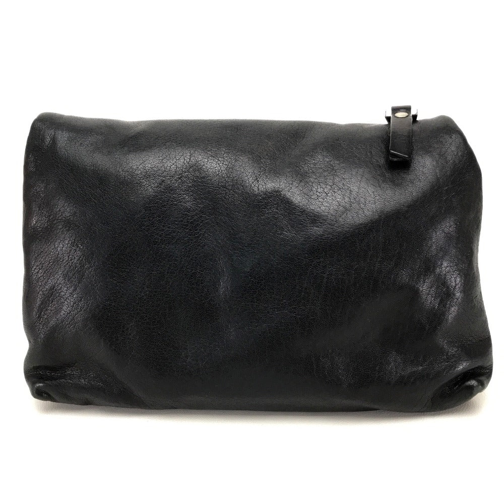 JIMMY CHOO Quilted Leather Shoulder Bag for Men and Women, Crossbody Chain Shoulder Bag, Unisex, Black