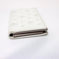 JIMMY CHOO Star Embossed Business Card Holder/Pass Case for Men and Women, Leather, White