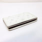 JIMMY CHOO Star Embossed Business Card Holder/Pass Case for Men and Women, Leather, White