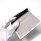 JIMMY CHOO Star Embossed Business Card Holder/Pass Case for Men and Women, Leather, White