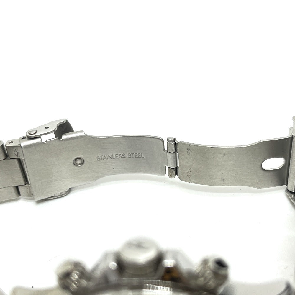 TECHNOS T9349TB Chronograph Solar-Powered Watch, Stainless Steel, Men's, Silver