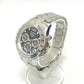 TECHNOS T9349TB Chronograph Solar-Powered Watch, Stainless Steel, Men's, Silver