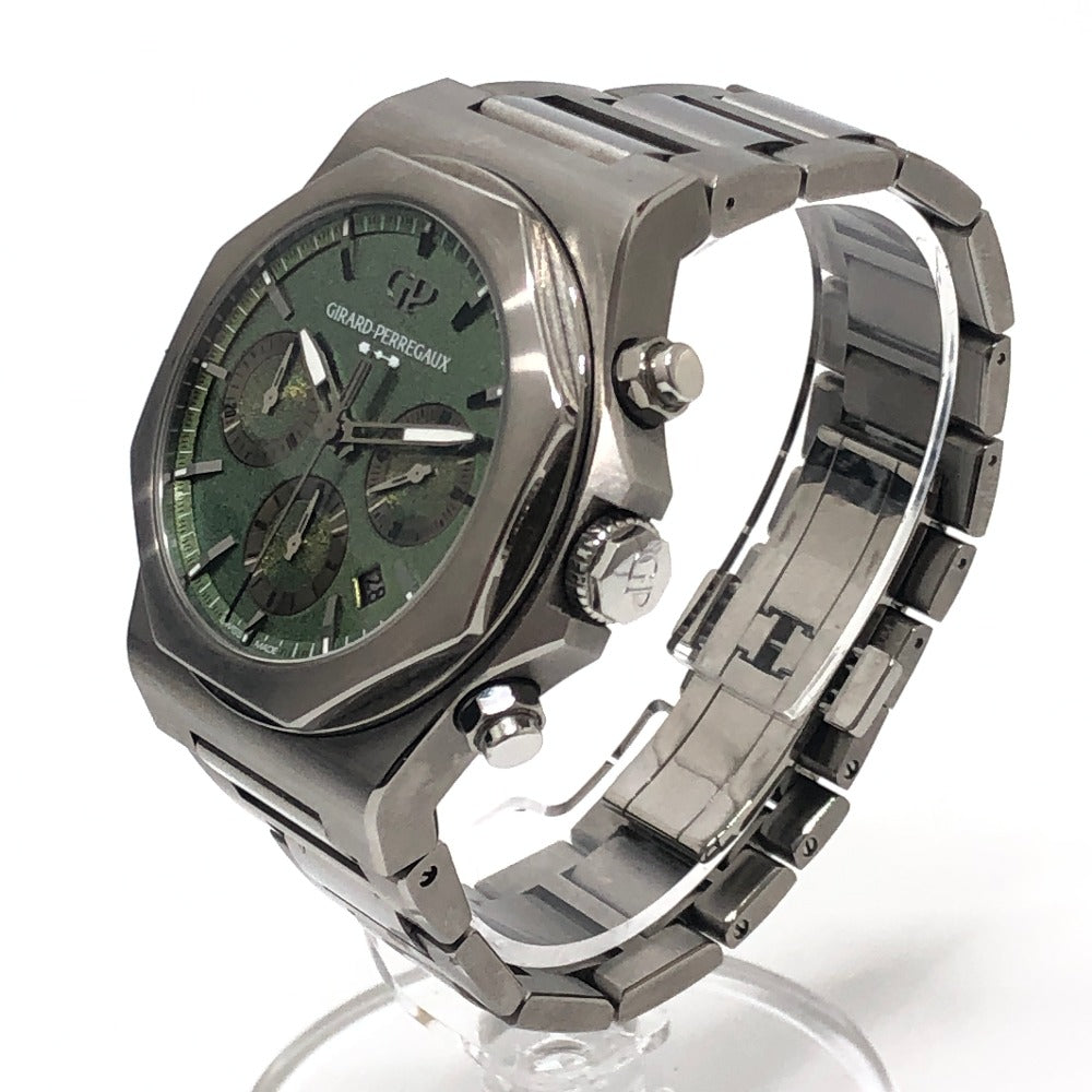 GIRARD-PERREGAUX 81020-21-3398-1CM ロレアート アストンマーティン エディション クロノグラフ 自動巻き 腕時計 チタン メンズ シルバー