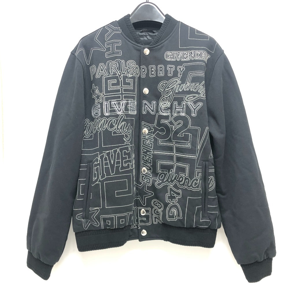 GIVENCHY H30106 Multi-Logo Jacket, Boys' Apparel, Outerwear, Cotton, Women's, Black