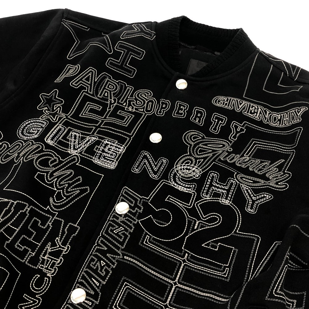 GIVENCHY H30106 Multi-Logo Jacket, Boys' Apparel, Outerwear, Cotton, Women's, Black