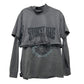 GIVENCHY BＭ71FC3Y8T 2022AW Overlap embroidery Apparel Tops Long T-shirt cotton gray Used