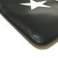 GIVENCHY Men's Leather Second Bag with Star Design, Black and White