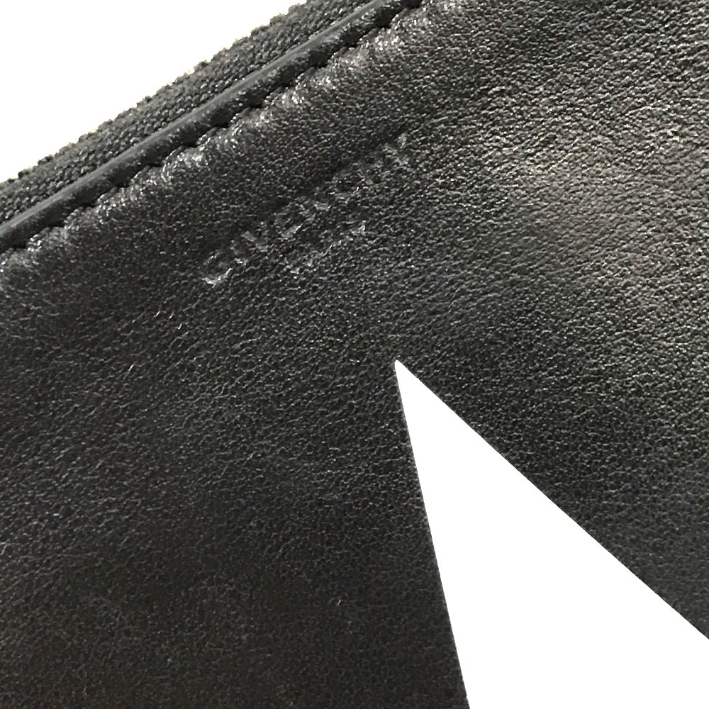 GIVENCHY Men's Leather Second Bag with Star Design, Black and White