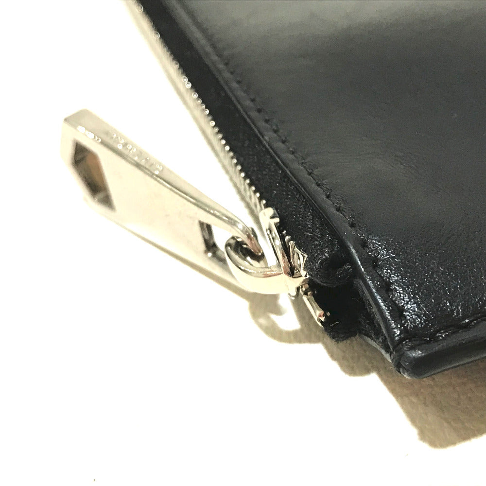 GIVENCHY Men's Leather Second Bag with Star Design, Black and White