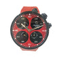 MECCANICHE VELOCI W123K140378017 Evolution 44 Quattrovalvole, Limited Edition of 250 Pieces, Titanium Men's Watch, Red