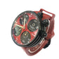 MECCANICHE VELOCI W123K140378017 Evolution 44 Quattrovalvole, Limited Edition of 250 Pieces, Titanium Men's Watch, Red