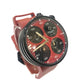 MECCANICHE VELOCI W123K140378017 Evolution 44 Quattrovalvole, Limited Edition of 250 Pieces, Titanium Men's Watch, Red