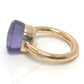 Pomellato Nudo Classic Amethyst Ring Finger Ring Accessory Ring K18YG Women's Gold