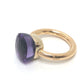 Pomellato Nudo Classic Amethyst Ring Finger Ring Accessory Ring K18YG Women's Gold