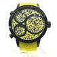 CURTIS &amp; Co. SUW57JPJGY-B BIG Time WORLD Quartz Watch, Stainless Steel, Men's, Yellow
