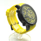 CURTIS &amp; Co. SUW57JPJGY-B BIG Time WORLD Quartz Watch, Stainless Steel, Men's, Yellow