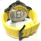 CURTIS &amp; Co. SUW57JPJGY-B BIG Time WORLD Quartz Watch, Stainless Steel, Men's, Yellow