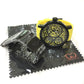 CURTIS &amp; Co. SUW57JPJGY-B BIG Time WORLD Quartz Watch, Stainless Steel, Men's, Yellow