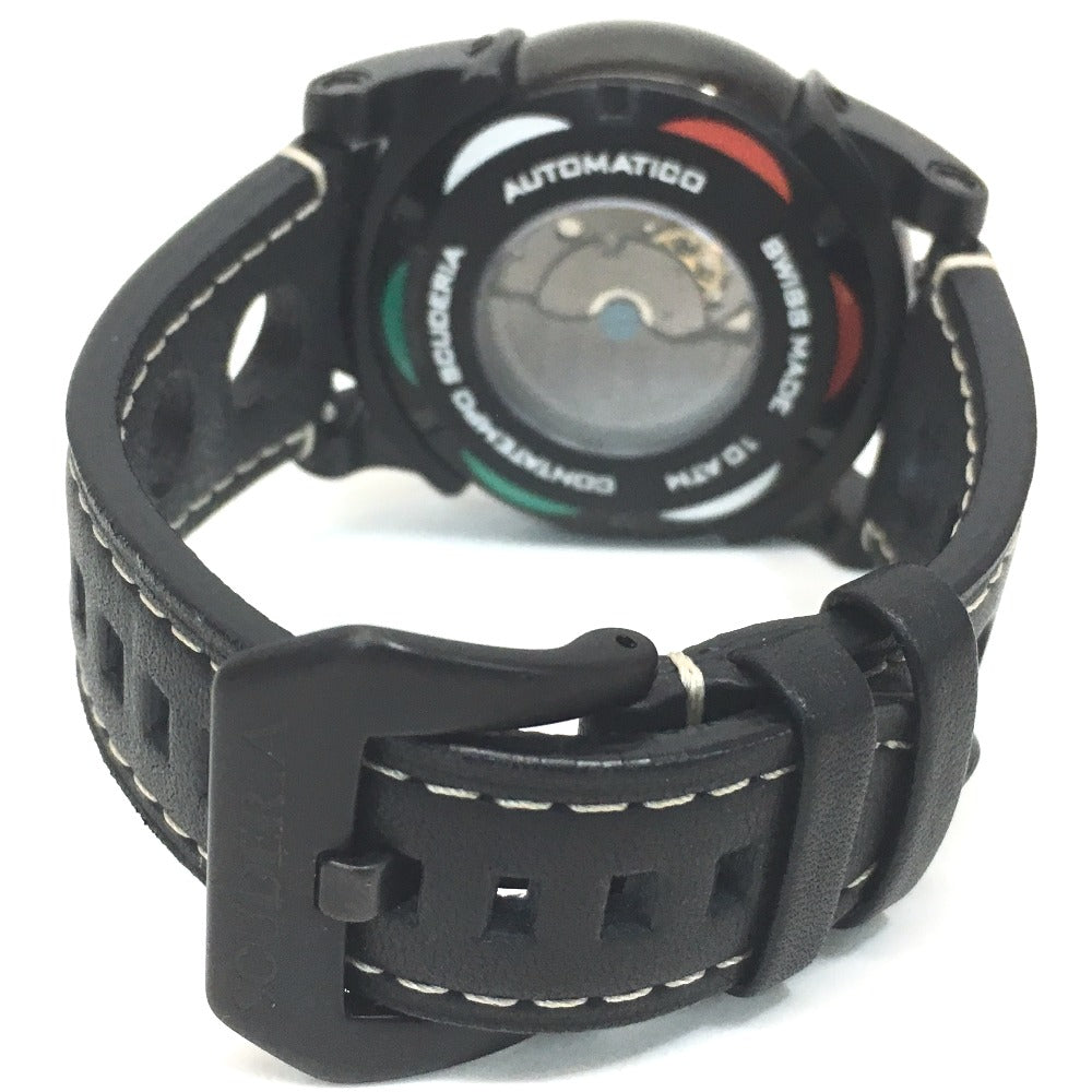 Scuderia 10213 Automatic Watch with Dashboard Detail, Stainless Steel, Men's, Black