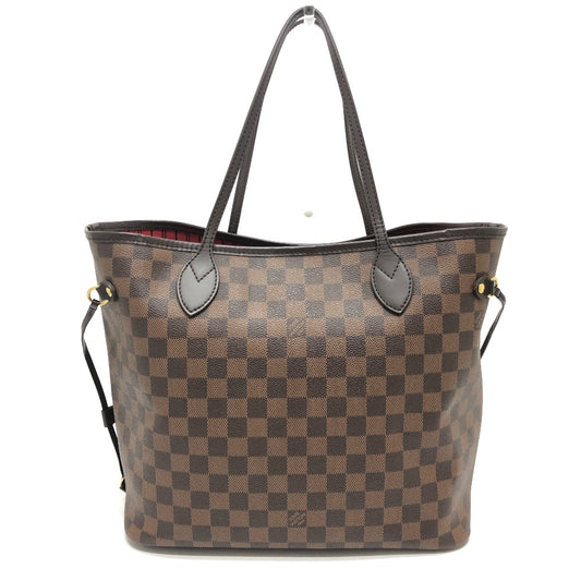 LOUIS VUITTON Ｎ41358 ネヴァーフルMM ポーチ付き カバン トートバッグ バッグ ハンドバック トートバッグ ダミエキャンバス レディース エベヌ ブラウン