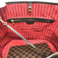 LOUIS VUITTON Ｎ41358 ネヴァーフルMM ポーチ付き カバン トートバッグ バッグ ハンドバック トートバッグ ダミエキャンバス レディース エベヌ ブラウン