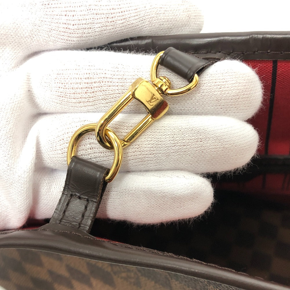 LOUIS VUITTON Ｎ41358 ネヴァーフルMM ポーチ付き カバン トートバッグ バッグ ハンドバック トートバッグ ダミエキャンバス レディース エベヌ ブラウン