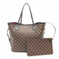 LOUIS VUITTON Ｎ41358 ネヴァーフルMM ポーチ付き カバン トートバッグ バッグ ハンドバック トートバッグ ダミエキャンバス レディース エベヌ ブラウン
